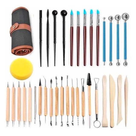 Set de Herramientas 36 Piezas Gadnic STQY16 Alfarería Para Arcilla Cerámica