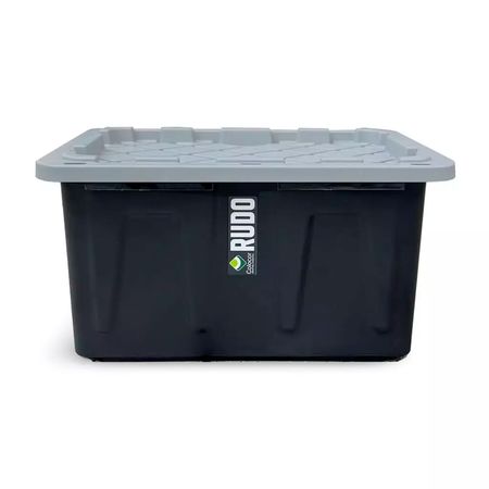Caja Plástica Organizadora 102 L Tapa Gris Colombraro Rudo