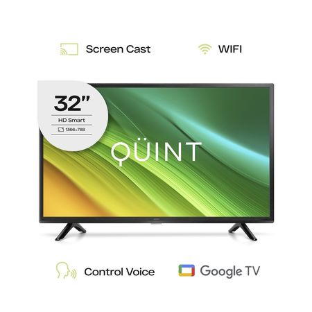 Smart Tv Led 32 HD Quint Con Google TV QT3-32GTV2024HD