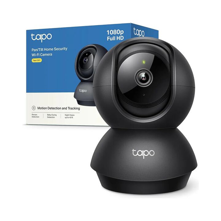 Cámara IP 2MP Cloud Tp-Link Tapo C201 FHD 1080P Seguridad - Vista 2