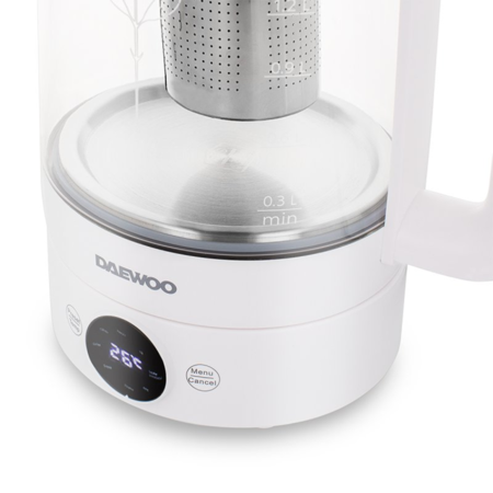 Pava Electrica Daewoo Vidrio Digital Infussia DEK-1293