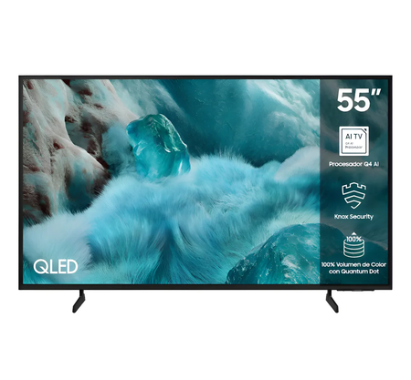 Smart Tv Qled 4k 55'' Samsung Vision Ai Q7f Qn55q7faa Hdr10+