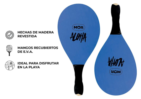 Juego de tenis paleta playa