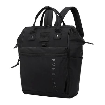 Mochila para Mujer Everlast Apertura Boca de pez color negro Nylon