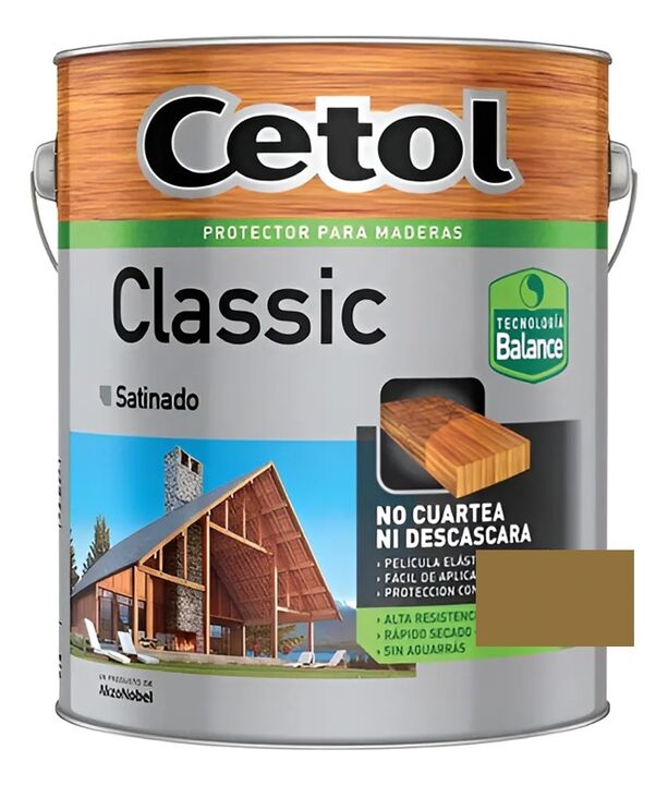 Pintura Cetol Classic Satinado 4Lts - Vista 5
