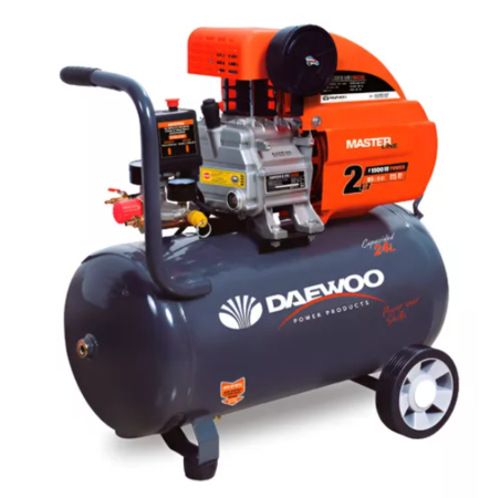 Compresor De Aire Portatil Daewoo Dac24d 24l 2hp 220v 50hz