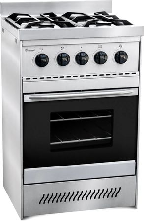 Cocina Semi Industrial TST Puerta de vidrio 55cm - Cocina a Gas