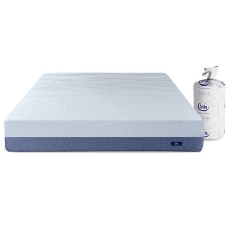 Colchon Serta Box Express Medida Super Queen 160x200cm de Alta Densidad con Espuma Soft Superior