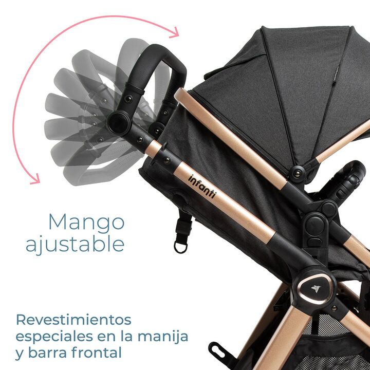 Cochecito Travel System Infanti Romanzo Bronce - Vista 15