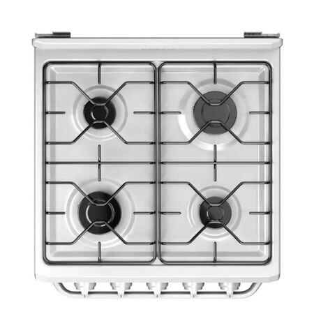 Cocina a gas Drean 56cm Blanca Easy Clean Con Parrilla CD5602AB0
