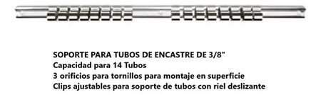 Soporte Ordenador Ruhlmann para Tubos 3/8 Pulgada