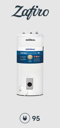 Termotanque SEÑORIAL TESZP-95 Zafiro Eléctrico 80LTS conexión superior