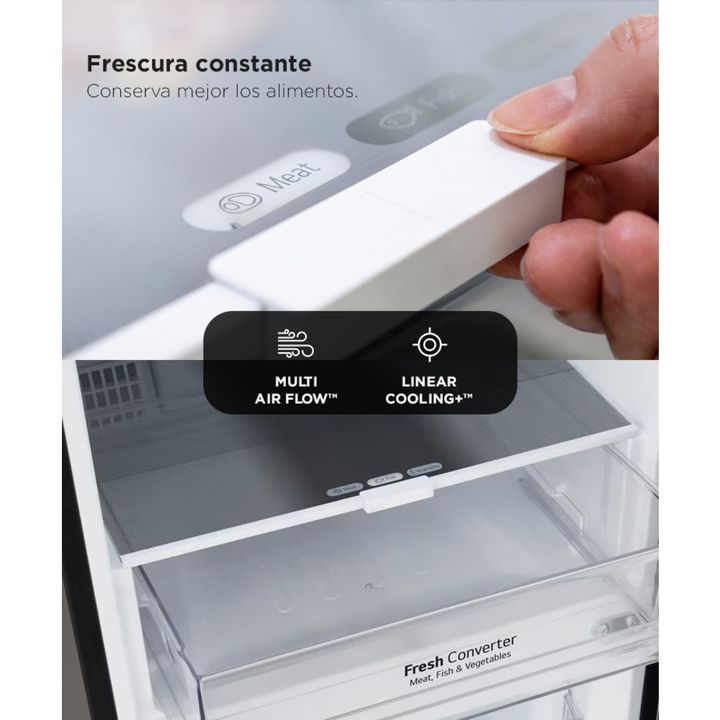 Heladera LG VB33BPM Bottom Freezer 335Lts Door Cooling Smart Inverter - Vista 3