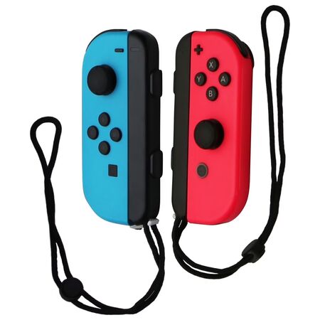 Set de Controles Joy-Con Nintendo Switch OLED Azul y Rojo Claro