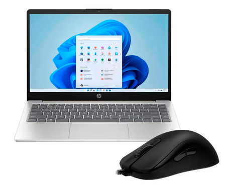 Notebook Hp 14-em0001la Ryzen 3 8gb 256gb W11 + Mouse Gamer Azul