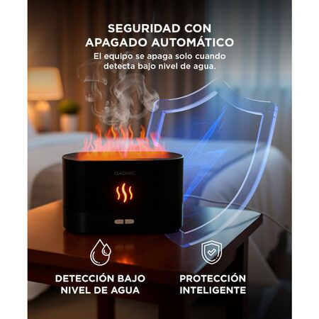 Difusor Humidificador Gadnic DH200 De Llama
