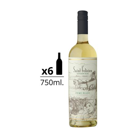 Vino Blanco Saint Felicien Fume Blanc Caja x 6