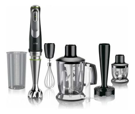 Minipimer Mixer Braun Multi Quick 9 1200w Mq9147x Plateado
