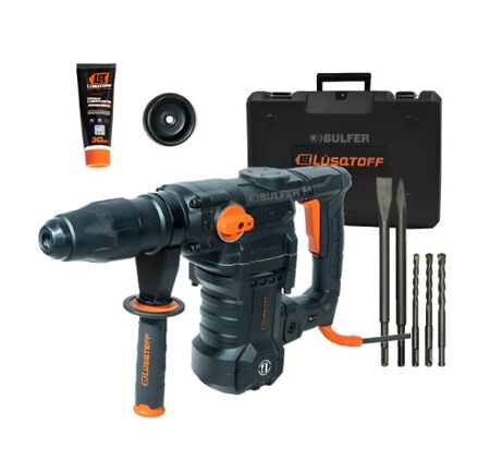 Rotomartillo Demoledor Sds Max 10j Lusqtoff Rml1600-9 1600w Negro 50 Hz