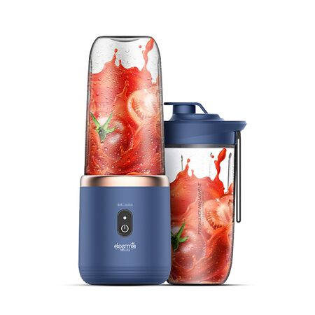 Licuadora Inalámbrica Portátil Deerma NU06 Azul Recargable