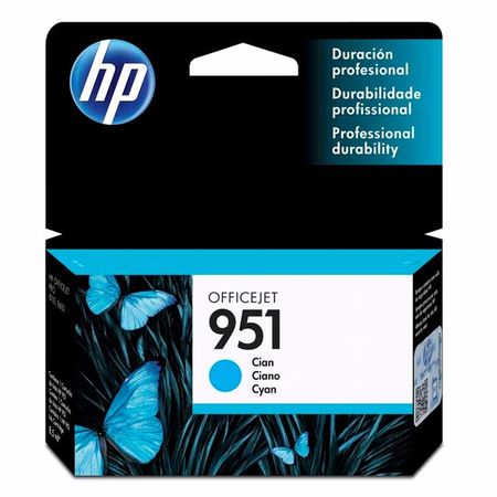Cartucho de Tinta HP 951 CN050AL CYAN original PRO 8100 8600
