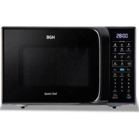 Microondas Eco Negro Digital 23 Litros B223dn20i Bgh Grill
