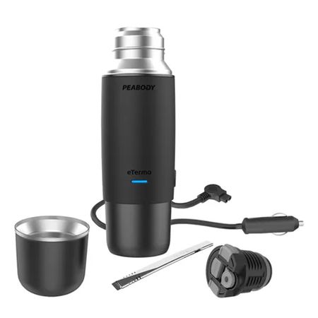 Termo De Mate Electrico 0.5 L On Road Peabody Pe-Etl500n Negro