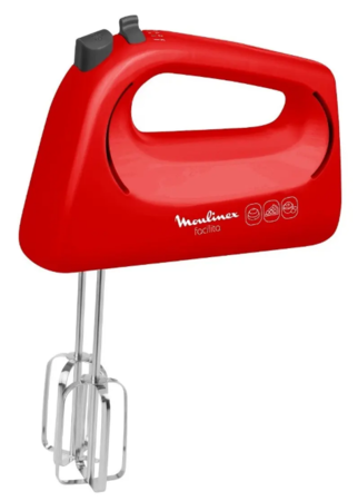 Batidora De Mano Moulinex Facilita Roja Sx1505ar 3 Velocidad Frecuencia 1