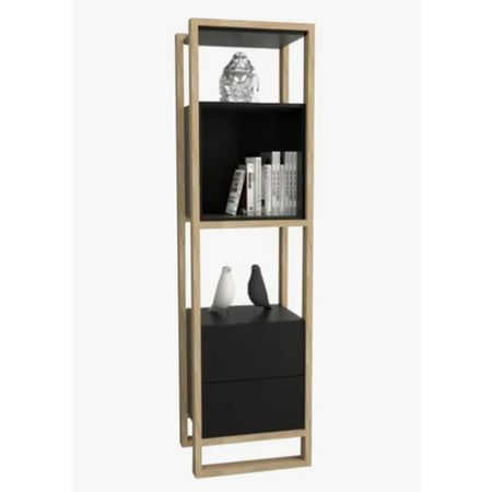 Modulo 0.48 Mts Linea Chic Tables Cod: 4205 Olmo Finlandes-Negro