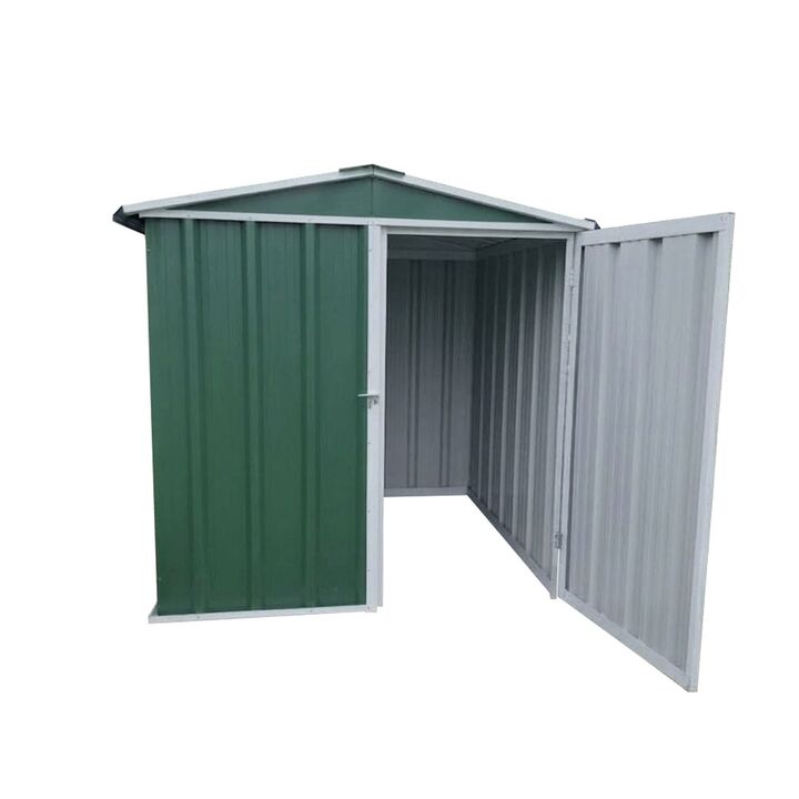 Armario Deposito Galpon de jardin Casi 2x2x2 Verde DON ACERO - Vista 3