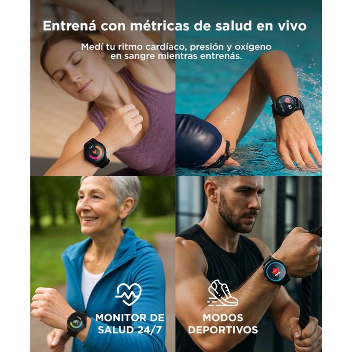 Smartwatch Gadnic SWTCH-207 Reloj Inteligente Pantalla Digital - Vista 3