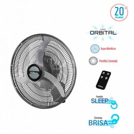 VENTILADOR LILIANA 20" PARED ORBITAL TIMER (VWC2016)