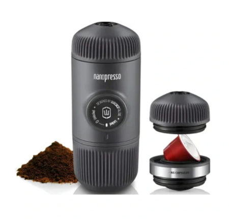 Cafetera De Espresso Portatil Nanopresso + Ns Adapter Color