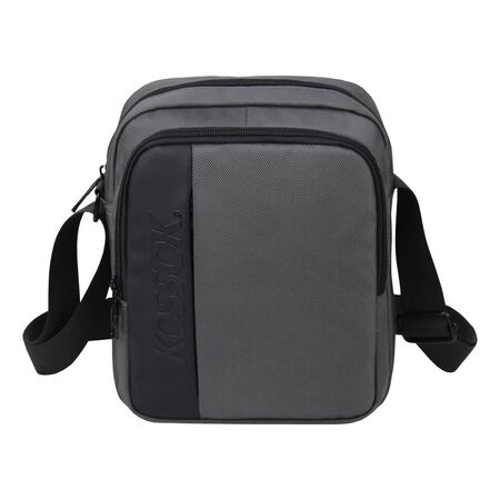 Morral Kossok Vernon Amplio Compartimiento Reforzado Gris