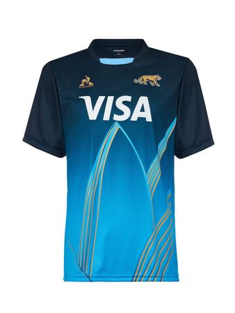 Camiseta Le Coq Sportif Pumas Pre Match Fan 2024 Hombre Rugby Celeste