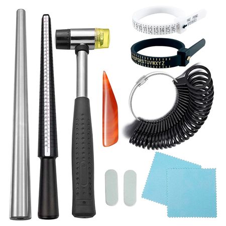 Juego Medidor De Anillos Gadnic RE010 Anillero Plano