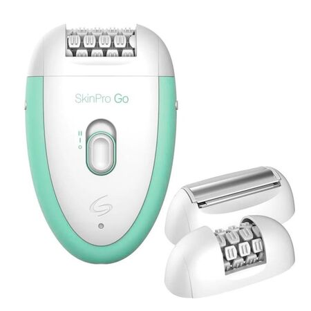 Depiladora Ga.Ma Skin Pro Go II con Cabezal zona Intima y Afeitado