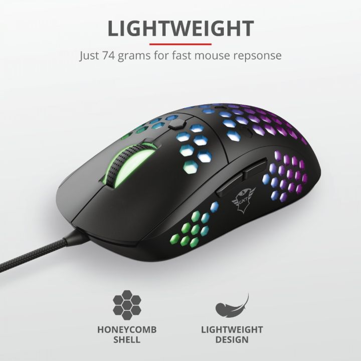 Mouse Gamer Trust Graphin Lightweight GXT 960 - Vista 5