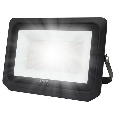 Reflector Led Blanco Gadnic 200W Exteriores Alta Potencia 6500k