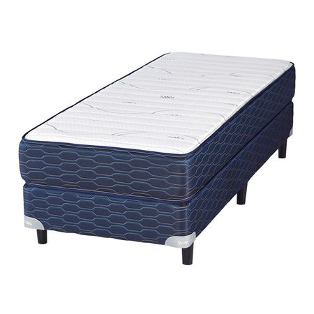 Conjunto Sommier y Colchón Suavestar Sport 1 Plaza (80x190 cm) - Espuma Alta Densidad 30 kg/m³
