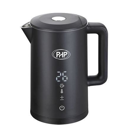 Pava Php D2215EA 1.5 Litros 2200W Electrica Negra Display Led