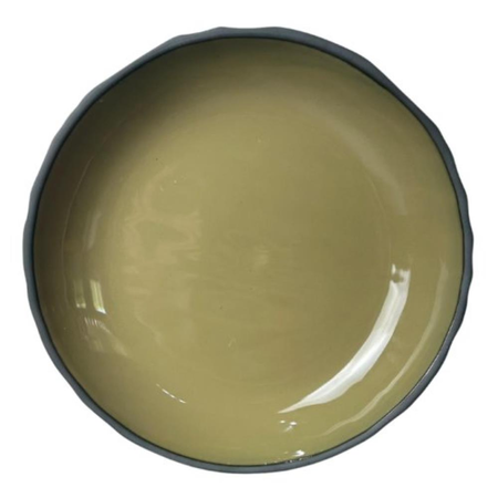 Set 6 Platos 25cm Porcelana Texture Germer Elegante Chef Bar