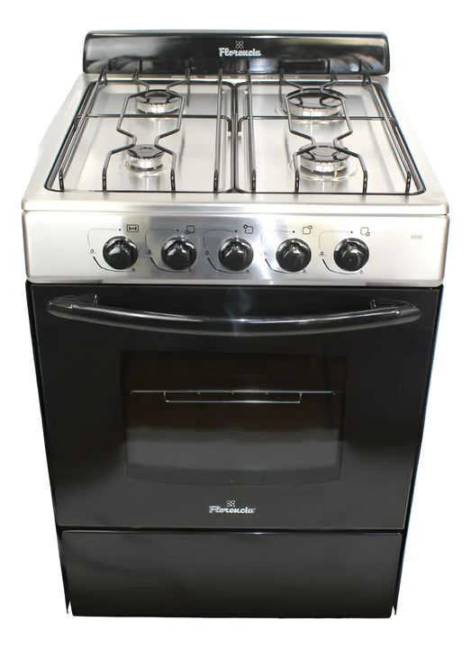 Cocina Florencia 5508 4 Hornallas Multigas Con Visor 56cm Gris - Vista 4