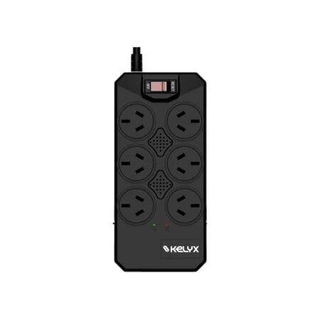 Estabilizador Kelyx 6 tomas Max. 600W 150-270V Surge Protection