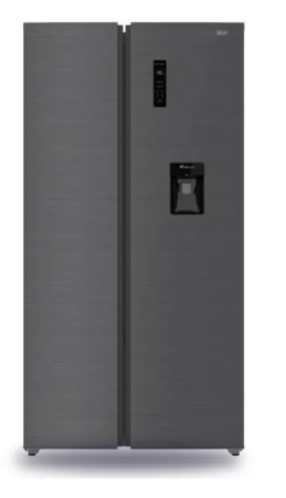Heladera Side By Side Bgh BRS540I2A 534Lts Disenser Inverter Dark Acero