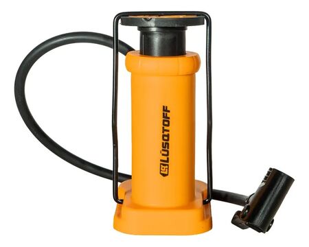 Mini Inflador De Pie 116mm Lusqtoff L9153 100psi Pico Dual
