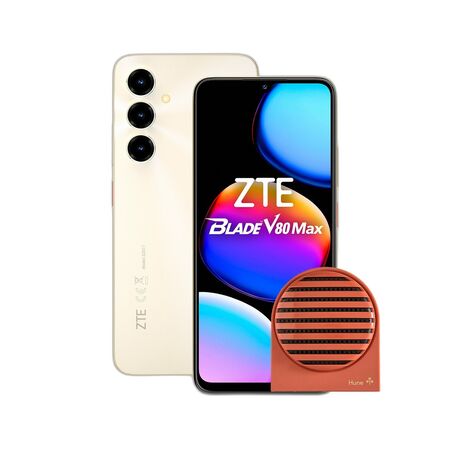 CELULAR ZTE V80 MAX DORADO 4+256 + Parlante BT HUNE - Corteza-#COMBO#-