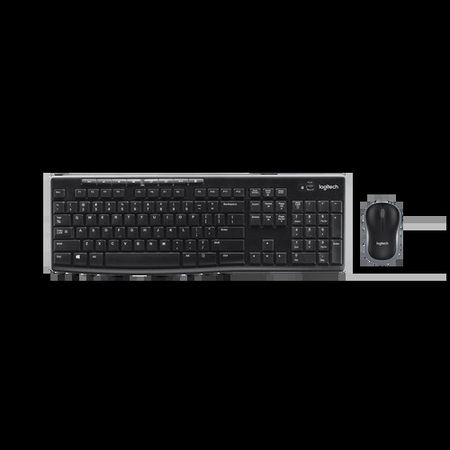 Combo Teclado y Mouse Inalámbrico Logitech MK270 Negro