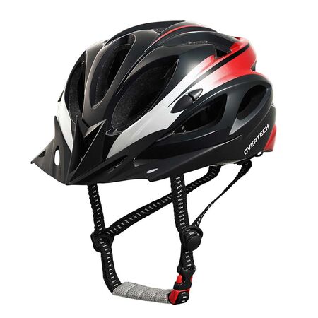 Casco Bicicleta Overtech OV-13 MTB con Luz y Visera			