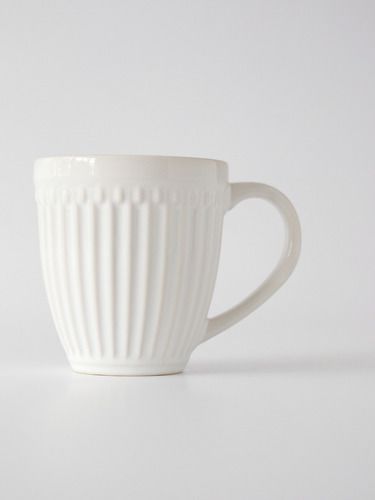 Mug 4 Piezas 343 Ml Cerámica Roma Blanco - Vista 3